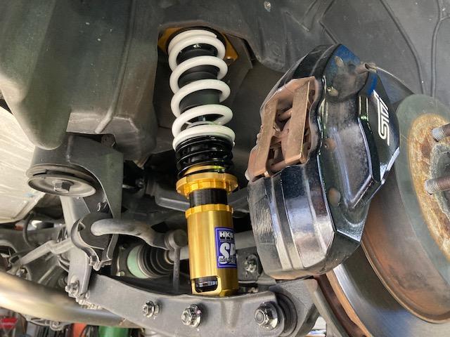 GRB インプレッサWRX STi 車高調取付け ブッシュ1G締め 4