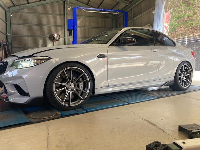 BMW M2コンペティション KW カーヴェー 車高調取付け ブッシュ