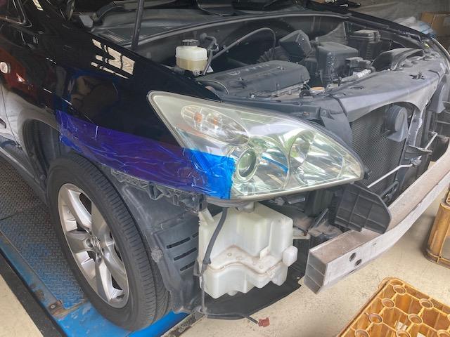 レクサス RX300 ヘッドライト交換 社外ヘッドライト取付け レクサス RX300 ヘッドライト交換 社外ヘッドライト取付け