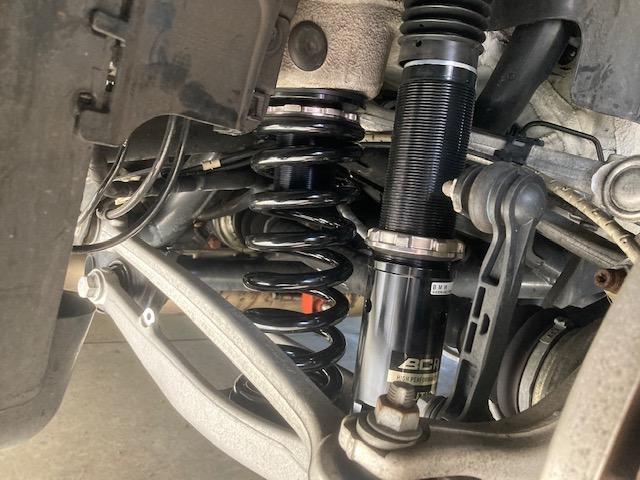 BMW F82 M4 車高調取付け ブッシュ1G締め直し 4輪 BMW F82 M4 車高調取付け ブッシュ1G締め直し 4輪