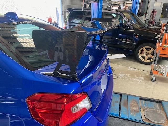 VAB WRX STI GTウイング取付け【広島市 安佐北区 VAB WRX STI GTウイング取付け【広島市 安佐北区
