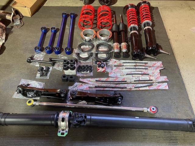 AE86レビン 足周りリフレッシュ 車高調取付け ブッシュ交換 AE86レビン 足周りリフレッシュ 車高調取付け ブッシュ交換