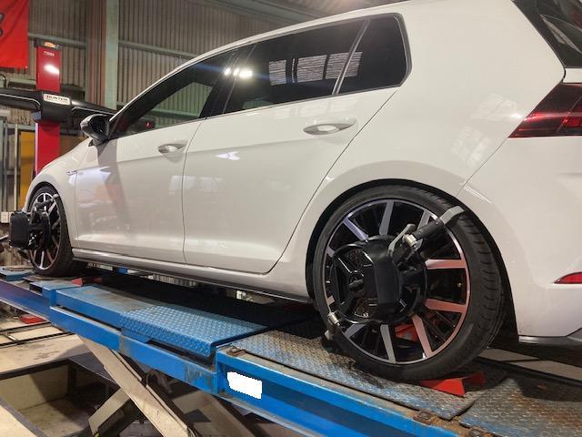 ゴルフⅦ GTI ダウンサス取付け ブッシュ1G締め 4輪 ゴルフⅦ GTI ダウンサス取付け ブッシュ1G締め 4輪