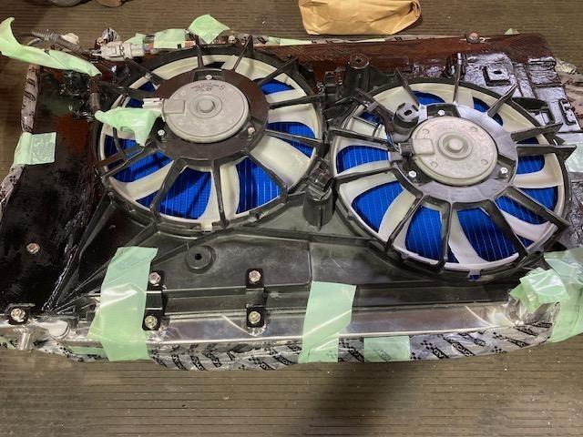 ＪＺＡ８０　スープラ　ラジエター交換　電動ファン化　電動ファン取付け【広島　安佐北区　安佐南区　西区　東区　中区　南区　佐伯区　安芸高田　安芸区　東広島　呉　西条　三原　福山　岡山　山口　島根　アライメント安い　ジムカーナ　ドリフト】　