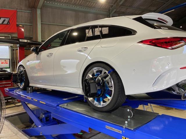 ベンツ X118 CLA35 車高調取付け HAS取付け ベンツ X118 CLA35 車高調取付け HAS取付け