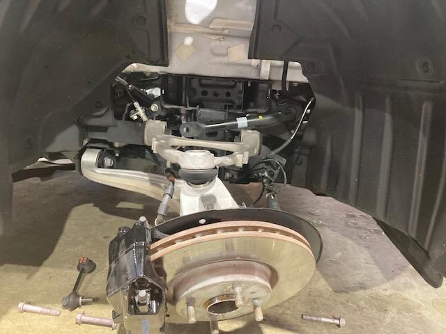 ＮＤ５ＲＣ　ロードスター　車高調取付け　ブッシュ１Ｇ締め　４輪アライメント調整　光軸調整【広島　安佐北区　車高調整　アライメント安い　安佐南区　西区　東区　南区　中区　安芸区　佐伯区　安芸高田　東広島　西条　呉　山口　島根　周南　松江】　