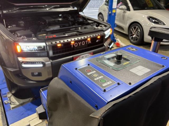 ＧＤＪ２５０　ランドクルーザー　ランクル　ローダウン　ダウンサス取付け　４輪アライメント調整　ブッシュ１Ｇ締め　光軸調整【広島　安佐北区　リフトアップ　イージーアップ　安佐南区　西区　東区　南区　中区　安芸区　佐伯区　山口　島根　福山】