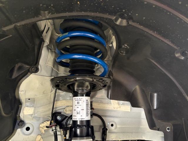 ＦＬ５　シビックタイプＲ　ダウンサス取付け　ブッシュ１Ｇ締め直し　４輪アライメント調整　光軸調整【広島　安佐北区　安佐南区　西区　東区　南区　中区　安芸区　佐伯区　安芸高田　東広島　西条　呉　三原　福山　岡山　山口　島根　鳥取】　