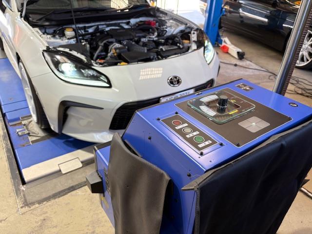 ＺＮ８　ＧＲ８６　車高調取付け　ブッシュ１Ｇ締め　４輪アライメント調整　光軸調整【広島　安佐北区　安佐南区　東区　南区　西区　中区　安芸区　佐伯区　安芸高田　東広島　西条　呉　三原　福山　岡山　山口　島根　３Ｄアライメント安い広島】