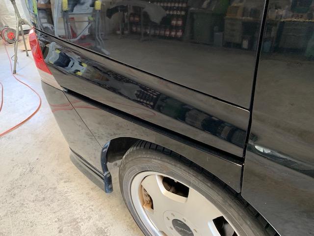 ホンダ　ステップワゴン　ＲＧ3　スライドアレールパネルの凹み傷 鈴鹿
