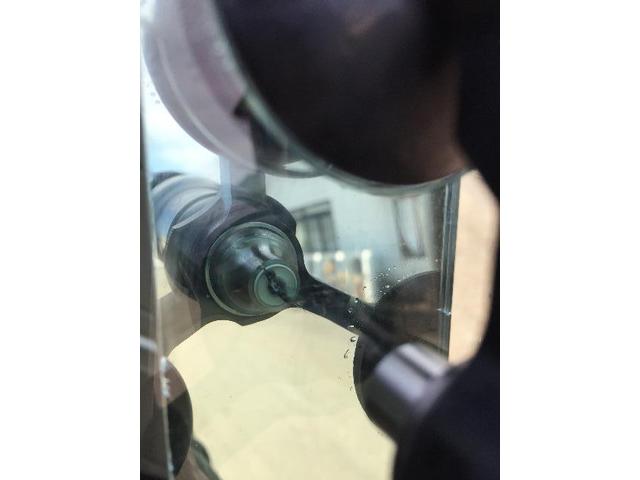 三菱 大型バス フロントガラスリペア