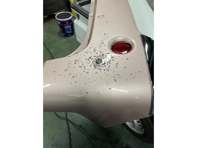 ダイハツ　ムーブキャンバス　クリアランスソナー取り付け　