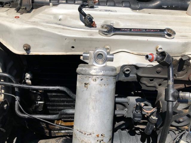 トヨタ　ソアラGZ20のダイナモ（オルタネータ）とエアコンガス漏れ修理　エアコン修理　白石市