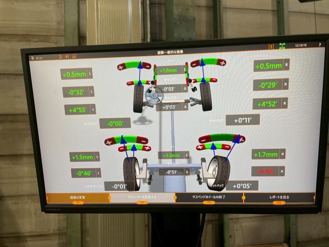 トヨタ　アクア　アライメント