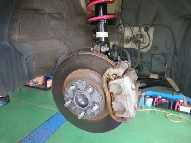 トヨタ 86 ZN6 ブレーキパッド交換 ローター交換 堺市 美原区