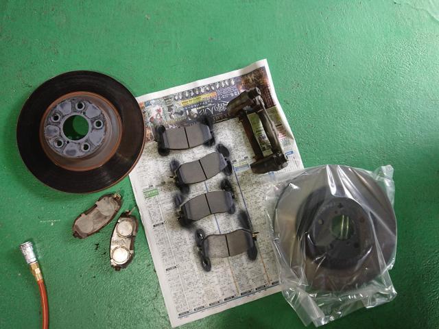 トヨタ 86 ZN6 ブレーキパッド交換 ローター交換 堺市 美原区