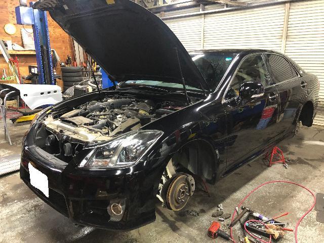 トヨタ クラウン 車高調 車検 岩手 北上 グーネットピット トヨタ クラウン 車高調 車検 岩手 北上 グーネットピット