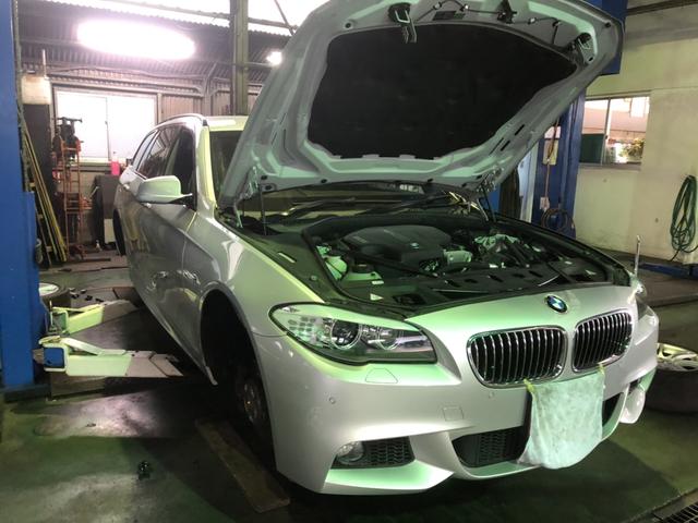 BMW　523i　車検整備　名古屋市中川区 　