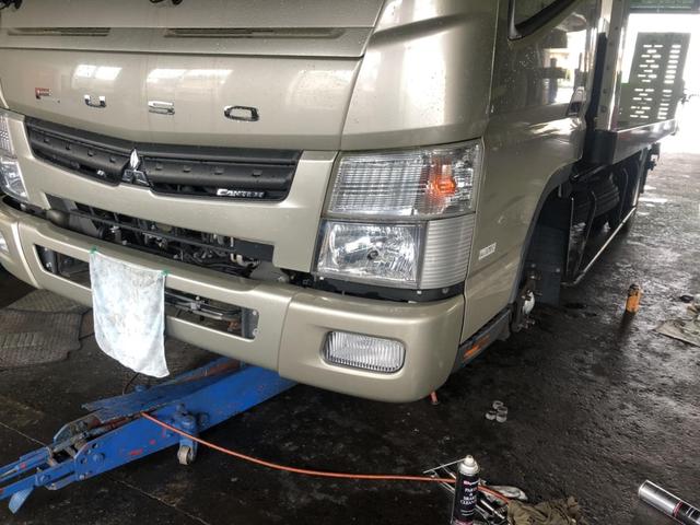 三菱ふそう　キャンター積車　車検整備　名古屋市中川区