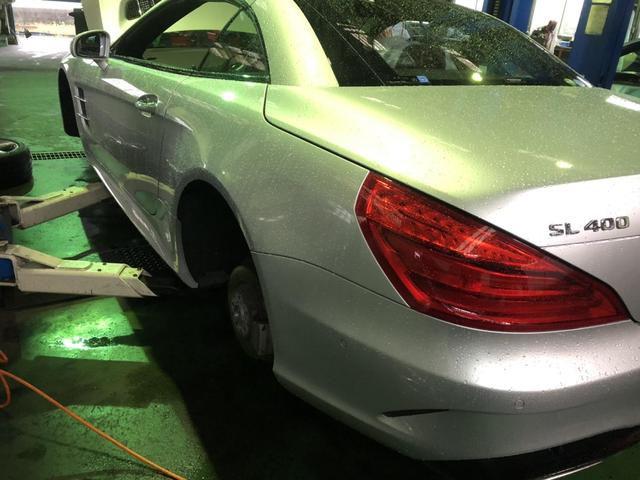 メルセデスベンツ SL400 車検整備 名古屋市中川区