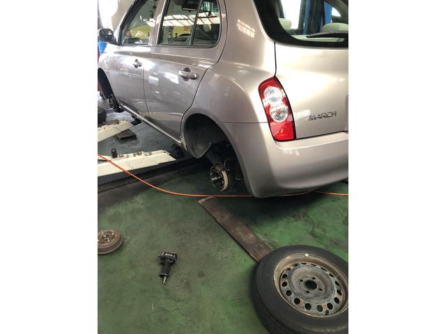 日産　マーチ　車検整備　名古屋市中川区