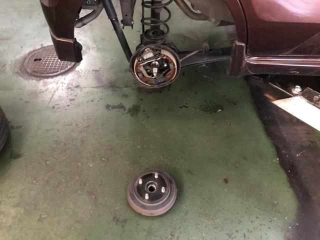 ニッサン　モコ　車検整備　名古屋市中川区