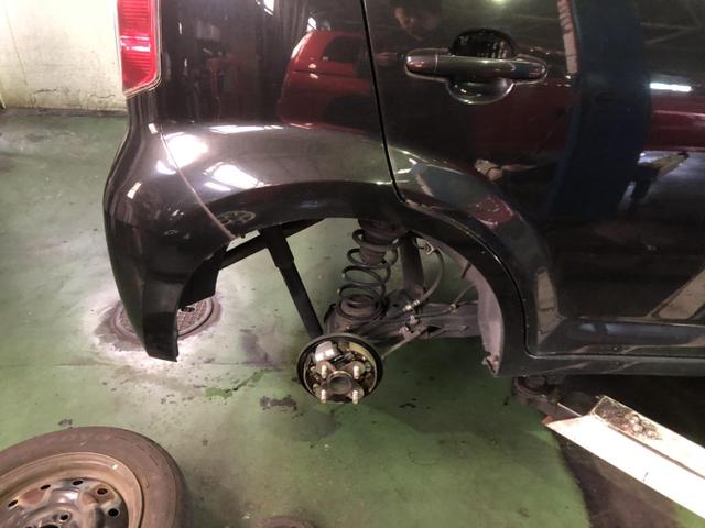 トヨタ　パッソ　車検整備　名古屋市中川区