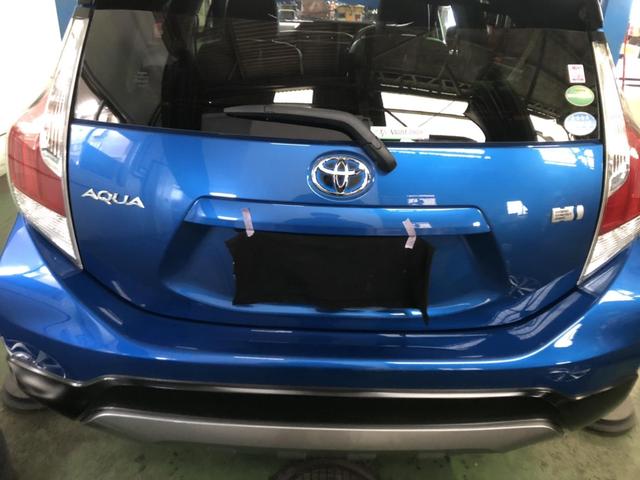 トヨタ　アクア　車検整備　名古屋市中川区
