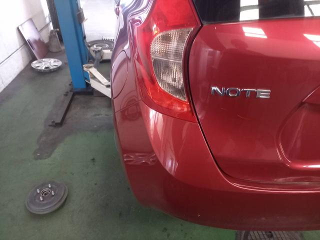 日産　ノート　車検整備　名古屋市中川区