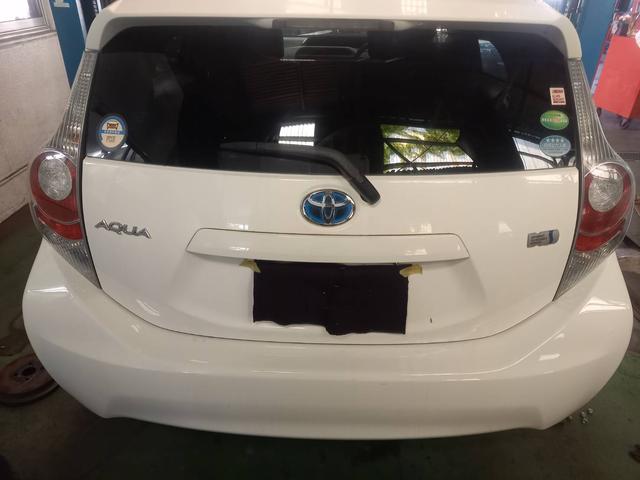 トヨタ　アクア　車検整備　名古屋市中川区