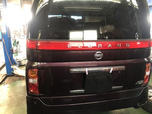 ニッサン　エルグランド　車検整備　名古屋市中川区