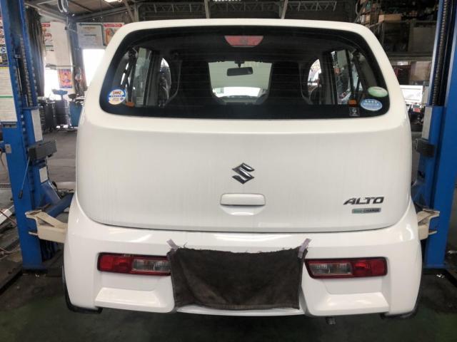 スズキ　アルト　車検整備　名古屋市中川区