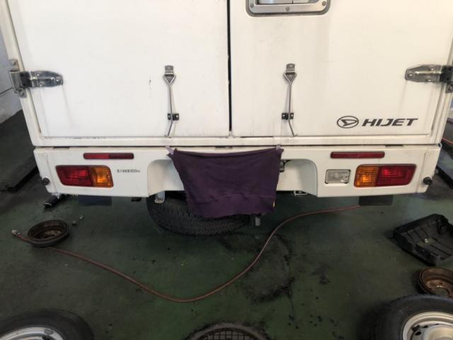 ダイハツ　ハイゼットトラック　冷凍車　車検整備　名古屋市中川区