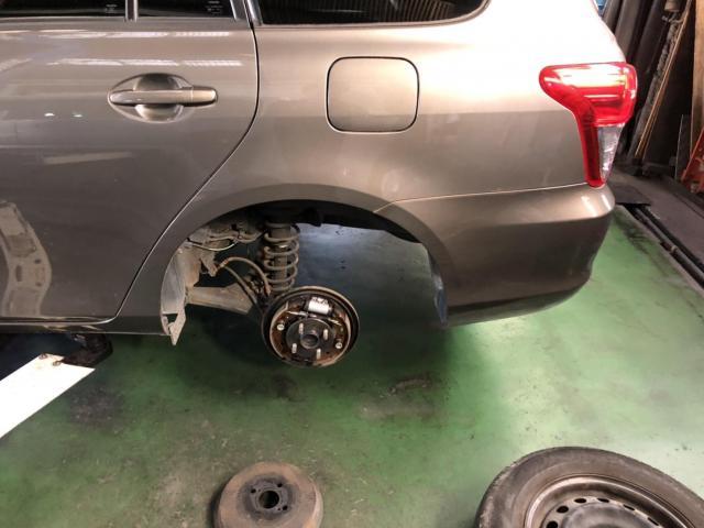 トヨタ　カローラフィールダー　車検整備　名古屋市中川区