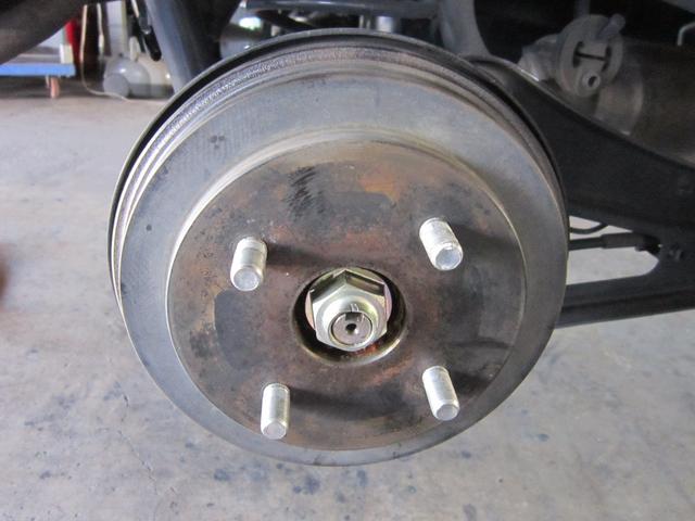 スズキ　ラパン　ＨＥ22Ｓ　走行中ゴーゴー音　リヤハブベアリング交換