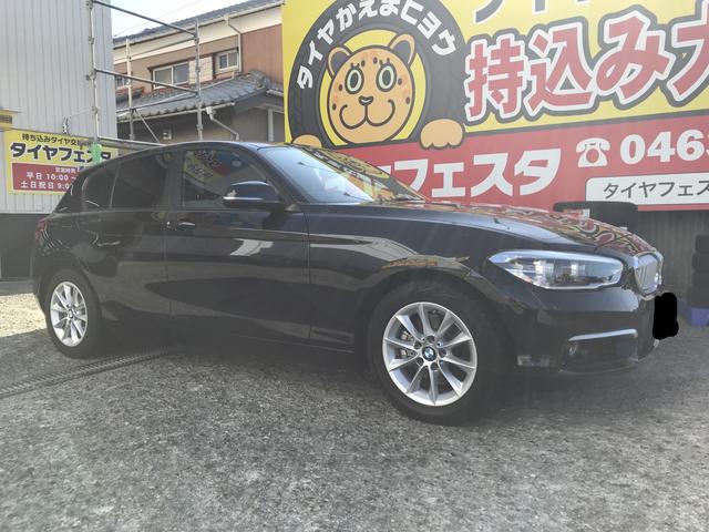 BMW　118ｄのタイヤ交換＠タイヤフェスタ湘南平塚店