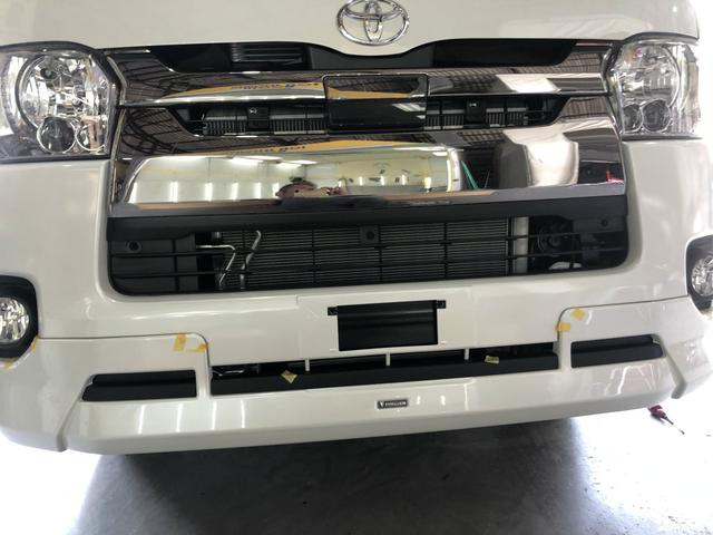 トヨタ ハイエース モデリスタ製エアロパーツ取り付け作業 トヨタ ハイエース モデリスタ製エアロパーツ取り付け作業