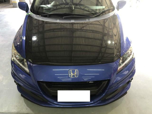 ホンダ　ＣＲ－Ｚ　ＺＦ２　ＭＵＧＥＮ　カーボンフード　クリア塗装　名古屋市熱田区のお客様　