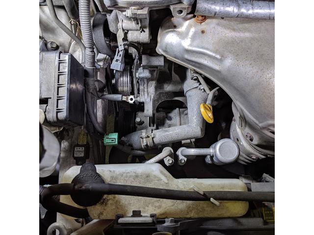 ダイナモ・オルタネータ交換　エンジンO/H　タイミングベルト交換　ダイハツ　タント　車検　整備　修理を実施！！遠賀郡遠賀町周辺の車検・整備・修理・ナビ取付・タイヤ取付など、お車の事ならお気軽にご相談下さい！！！