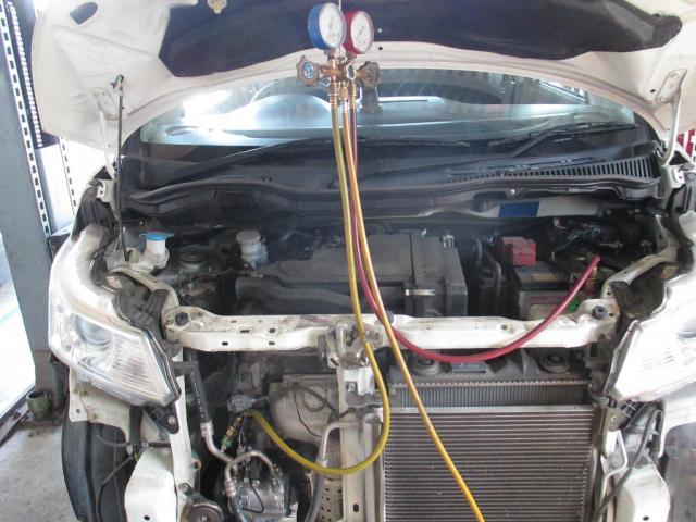 日産　ルークス　エンジン関連修理・整備　コンプレッサー交換修理を実施　 遠賀郡遠賀町・水巻町・岡垣町・芦屋町・中間市・北九州市八幡西区・鞍手町、宗像市、他地域のお客大歓迎