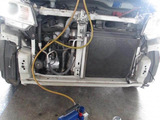 スズキ　パレットＳＷ　中古車販売　車検　修理・整備　コンプレッサーの交換修理を実施　 遠賀郡遠賀町・水巻町・岡垣町・芦屋町・中間市・北九州市八幡西区・鞍手町、宗像市、他の地域のお客大歓迎