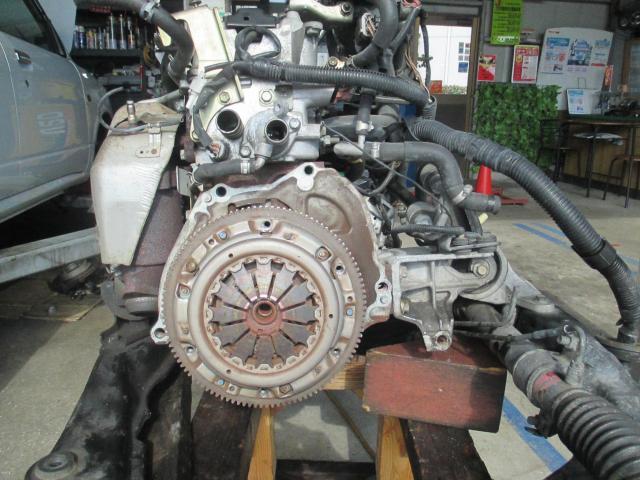 ダイハツ　ミラジーノ　エンジン関連修理・整備　クラッチ３点セット　タイミングベルト　ウォーターポンプ　　エンジンマウントの交換を実施　 遠賀郡遠賀町・水巻町・岡垣町・芦屋町・中間市・北九州市八幡西区・鞍手町、宗像市、他の地域のお客大歓迎
