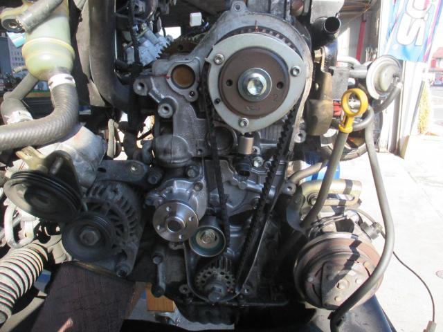 ダイハツ　ミラジーノ　エンジン関連修理・整備　クラッチ３点セット　タイミングベルト　ウォーターポンプ　　エンジンマウントの交換を実施　 遠賀郡遠賀町・水巻町・岡垣町・芦屋町・中間市・北九州市八幡西区・鞍手町、宗像市、他の地域のお客大歓迎
