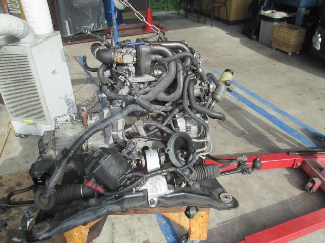 ダイハツ　ミラジーノ　エンジン関連修理・整備　クラッチ３点セット　タイミングベルト　ウォーターポンプ　　エンジンマウントの交換を実施　 遠賀郡遠賀町・水巻町・岡垣町・芦屋町・中間市・北九州市八幡西区・鞍手町、宗像市、他の地域のお客大歓迎
