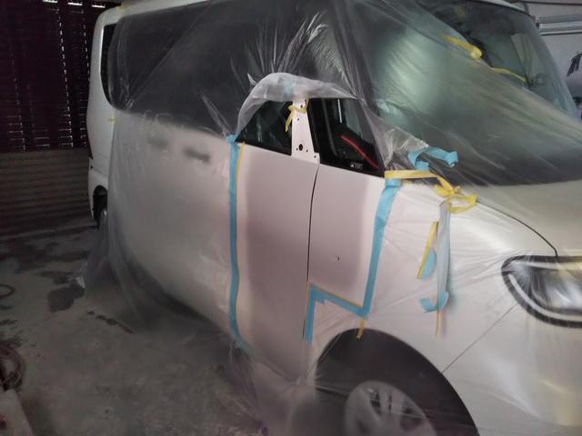 タント　キズヘコミ修理　板金塗装　事故修理　江戸川区より