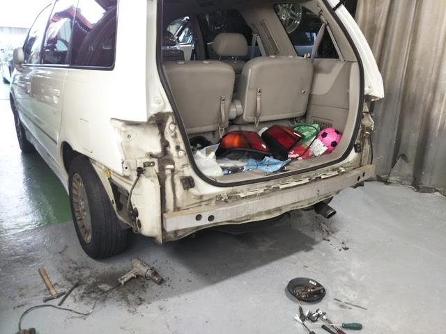 バサラ　バンパー修理　江戸川区より