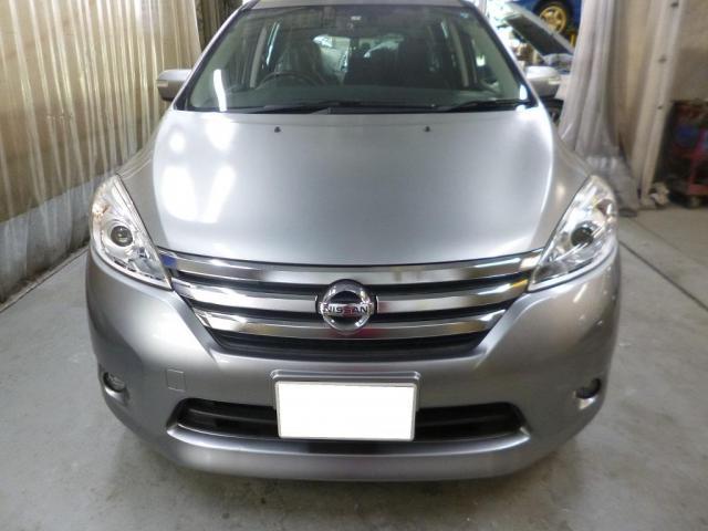 ラフェスタハイウェイスター　日産　ヘッドライトスチーマー　ヘッドライトコーティング　江戸川区より