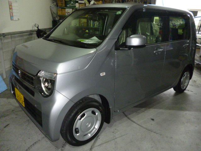 新車　N-WGN　ナビ取り付け、ドラレコ　コーティング施工