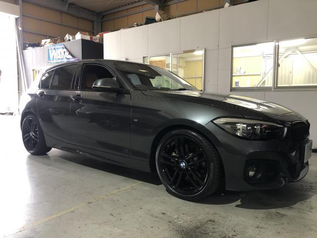 BMW　118i ローダウンスプリング交換