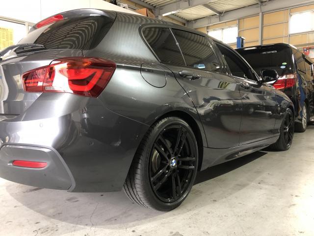 BMW　118i ローダウンスプリング交換